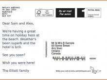 69 Free Postcard Format Return Address for Ms Word for Postcard Format Return Address