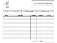 69 Free Printable Blank Invoice Template For Services Maker for Blank Invoice Template For Services
