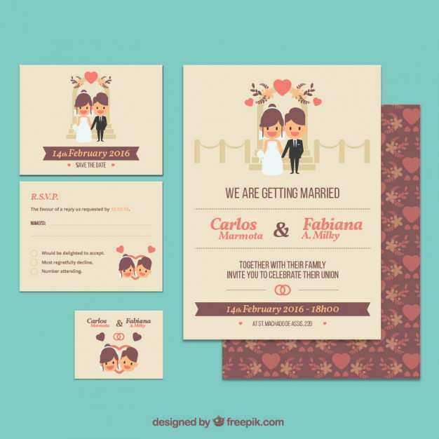 69 Free Printable Wedding Card Templates Cute Maker with Wedding Card Templates Cute