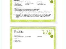69 How To Create Recipe Card Template For Word 2010 Formating by Recipe Card Template For Word 2010