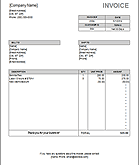 69 Printable Job Invoice Template Excel For Free for Job Invoice Template Excel