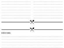Recipe Card Template You Can Type On