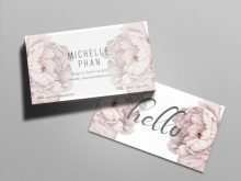 69 Report Floral Business Card Template Word Download for Floral Business Card Template Word
