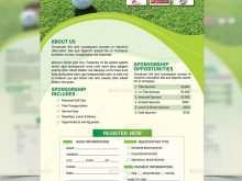 69 Report Golf Tournament Flyer Template PSD File with Golf Tournament Flyer Template