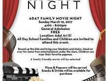 69 Standard Family Movie Night Flyer Template in Word with Family Movie Night Flyer Template