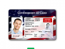 69 Standard Usa Id Card Template by Usa Id Card Template