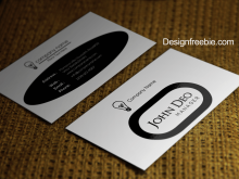 69 The Best Name Card Template Black And White PSD File for Name Card Template Black And White