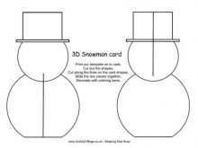 69 Visiting Snowman Card Template Free Maker by Snowman Card Template Free