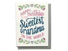 70 Adding Nana Birthday Card Template in Word by Nana Birthday Card Template