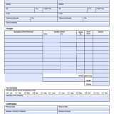 Quickbooks Contractor Invoice Template