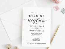 70 Adding Wedding Reception Card Templates Now with Wedding Reception Card Templates