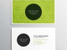70 Best Business Card Template Green Free Download With Stunning Design for Business Card Template Green Free Download