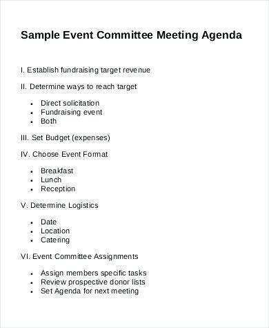 70 Best Event Agenda Example by Event Agenda Example