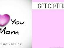 70 Best Mother S Day Gift Card Template Templates by Mother S Day Gift Card Template