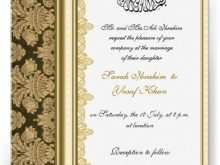 70 Best Wedding Card Templates Free Download Muslim Templates for Wedding Card Templates Free Download Muslim