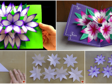 70 Create 3D Flower Pop Up Card Tutorial Step By Step Layouts by 3D Flower Pop Up Card Tutorial Step By Step