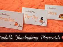 70 Creating Place Card Template Thanksgiving PSD File by Place Card Template Thanksgiving