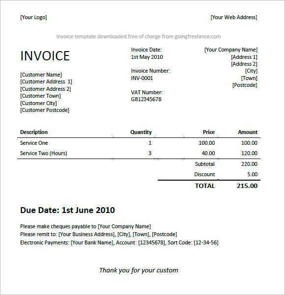 70 Creative Freelance Invoice Template Pdf Layouts by Freelance Invoice Template Pdf