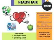 70 Creative Health Fair Flyer Templates Free in Word for Health Fair Flyer Templates Free