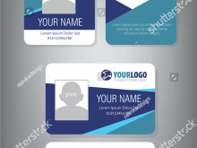 70 Customize Horizontal Id Card Template Psd With Stunning Design for Horizontal Id Card Template Psd