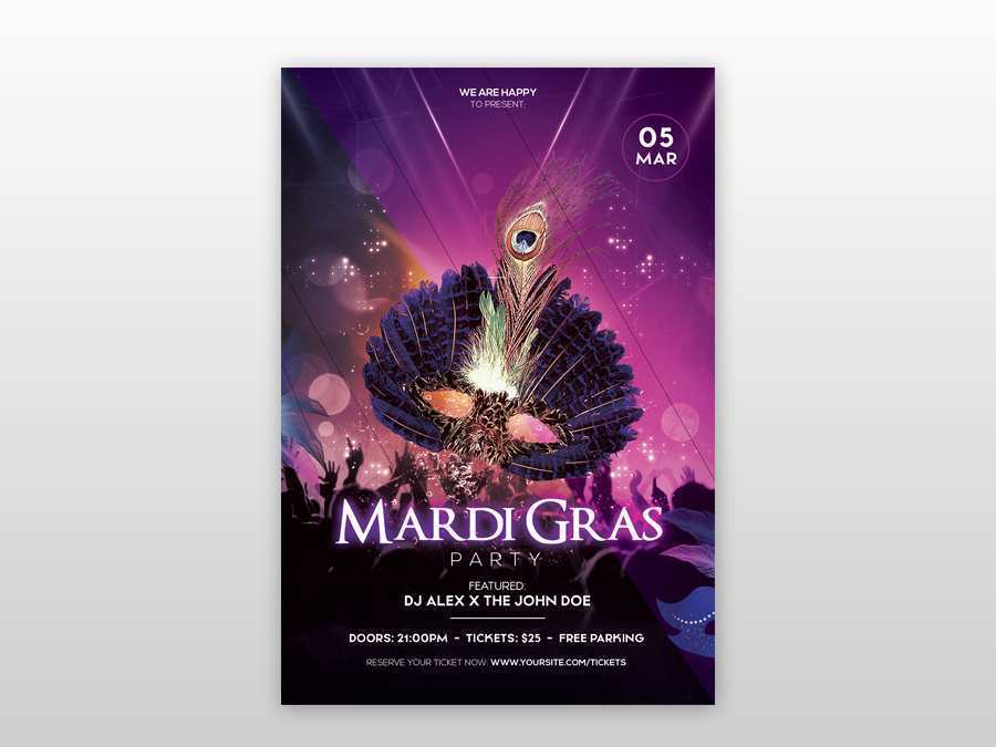 70 Customize Mardi Gras Flyer Template Free Download for Ms Word for Mardi Gras Flyer Template Free Download