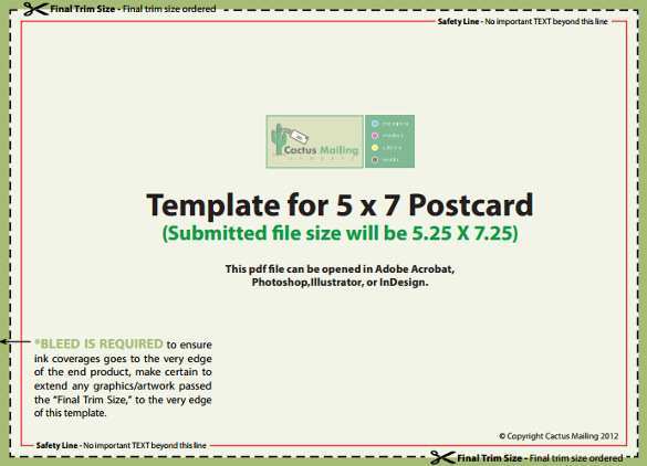 70 Customize Our Free 5 X 7 Postcard Template Illustrator in Word by 5 X 7 Postcard Template Illustrator