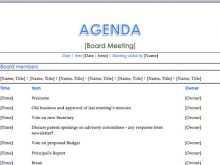 70 Customize Our Free Best Meeting Agenda Template Layouts for Best Meeting Agenda Template