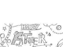 70 Customize Our Free Father Day Card Templates To Colour Now with Father Day Card Templates To Colour