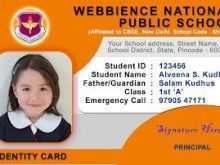 70 Customize Our Free Id Card Template For Students With Stunning Design for Id Card Template For Students