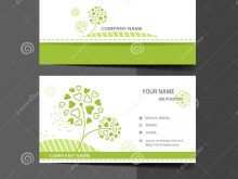 70 Customize Our Free Name Card Template Green Templates with Name Card Template Green
