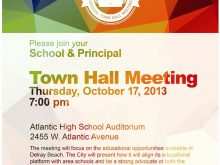 Town Hall Flyer Template