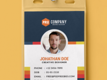 Simple Id Card Template Word