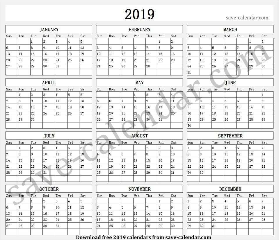 70 Daily Calendar 2019 Template PSD File by Daily Calendar 2019 Template