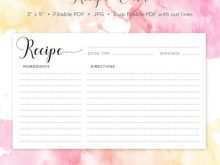 70 Format 3 X 5 Recipe Card Template With Stunning Design with 3 X 5 Recipe Card Template