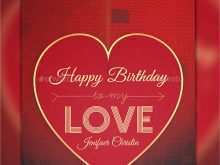 70 Format Love Birthday Card Template Download for Love Birthday Card Template