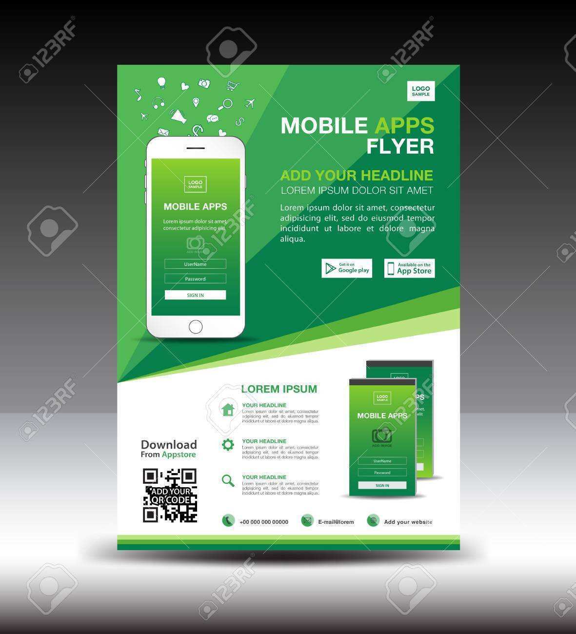 70 Format Mobile App Flyer Template Free Photo for Mobile App Flyer Template Free