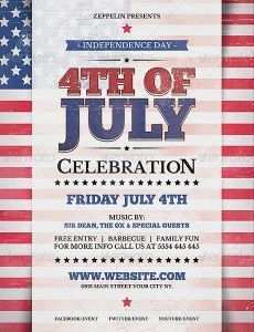 70 Free 4Th Of July Party Flyer Templates for 4Th Of July Party Flyer Templates