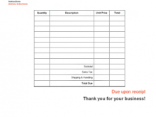 70 Free Printable A Invoice Template With Stunning Design by A Invoice Template