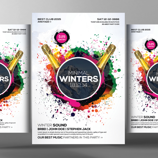 70 Free Printable Flyer Poster Templates For Free with Flyer Poster Templates