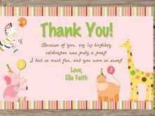 70 How To Create Animal Thank You Card Template in Word by Animal Thank You Card Template
