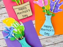 70 How To Create Flower Pot Mothers Day Card Template With Stunning Design with Flower Pot Mothers Day Card Template