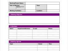 70 How To Create Meeting Agenda Minutes Template Word Formating for Meeting Agenda Minutes Template Word