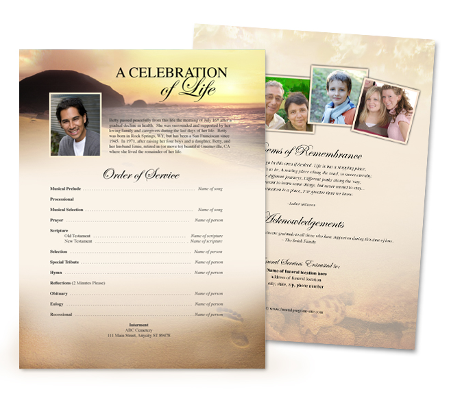 70 How To Create Memorial Service Flyer Template With Stunning Design with Memorial Service Flyer Template