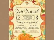 70 Online Free Printable Fall Festival Flyer Templates With Stunning Design with Free Printable Fall Festival Flyer Templates