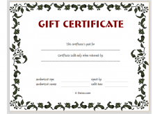 Make A Gift Card Template