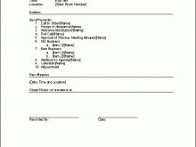 70 Online Meeting Agenda Template With Notes with Meeting Agenda Template With Notes