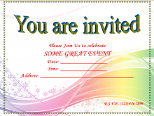 70 Printable Invitation Card Template Printable for Invitation Card Template Printable