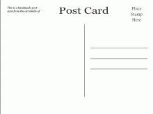 70 Printable Postcard Format Upsr with Postcard Format Upsr