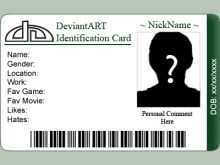 70 The Best Id Card Template Psd Deviantart With Stunning Design for Id Card Template Psd Deviantart