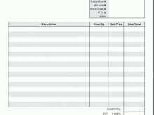 70 The Best Invoice Template For Construction Work for Ms Word by Invoice Template For Construction Work